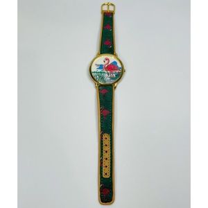 rare vintage Xanadu pink flamingo Florida watch